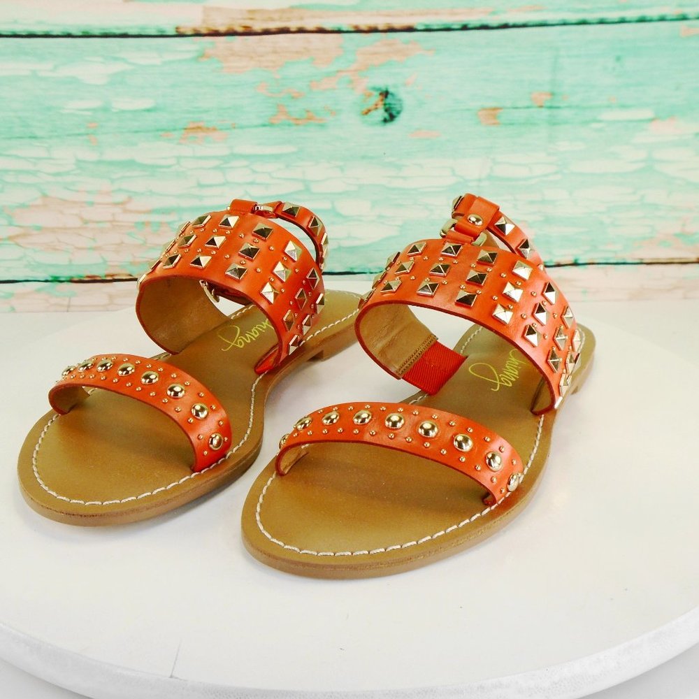 Arturo Chiang Leather Summer Sandals Size 5.5 M